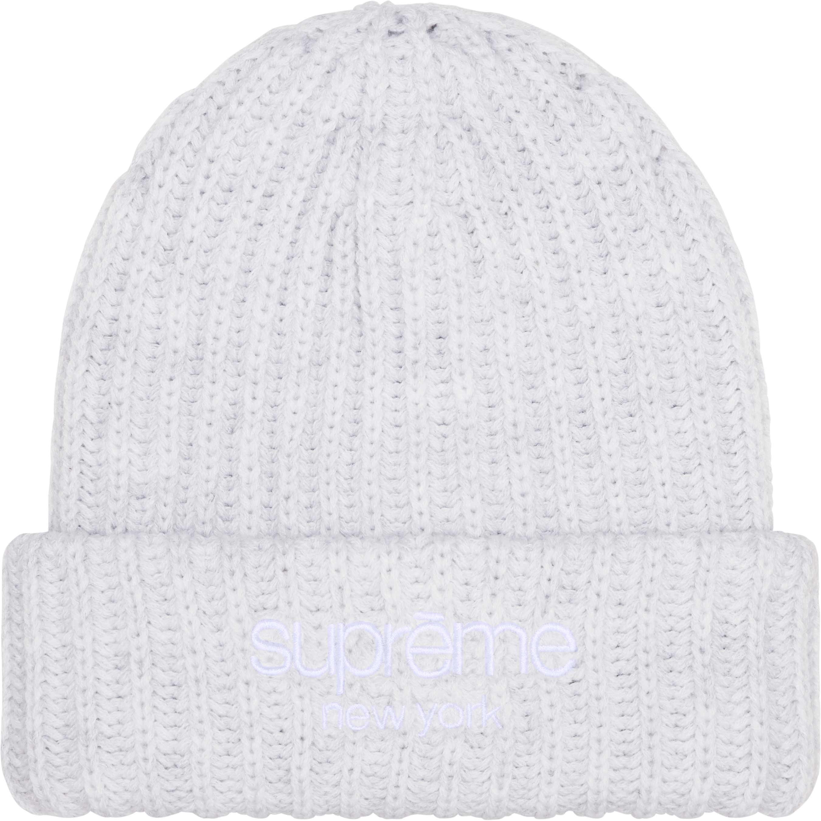 Chunky Rib Classic Logo Beanie view 5